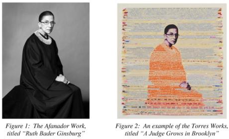  Judge throws out copyright lawsuit over artwork featuring Ruth Bader Ginsburg photograph 