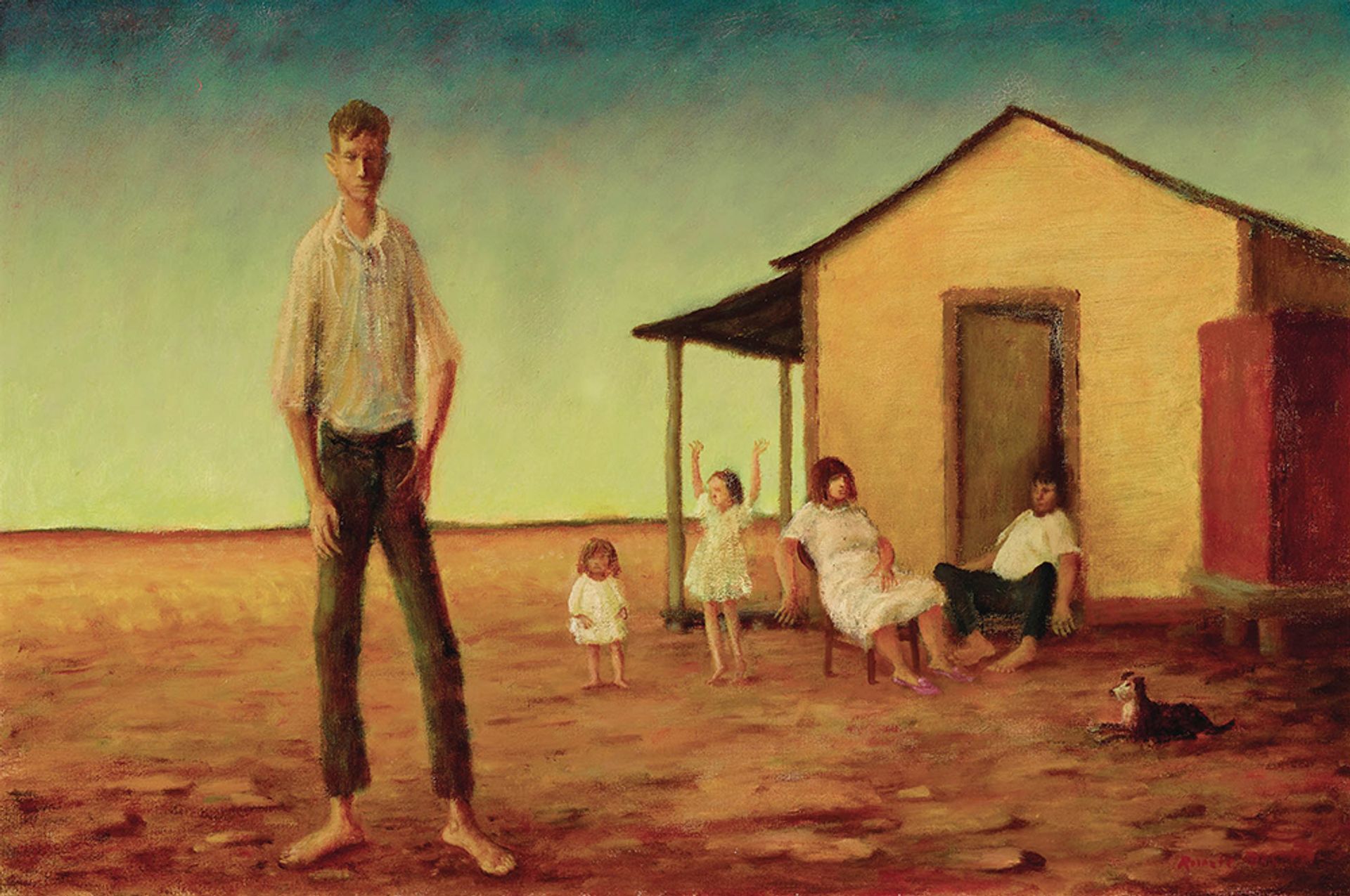 Russell Drysdale, Evening on Stony Plains, 1978 Menzies