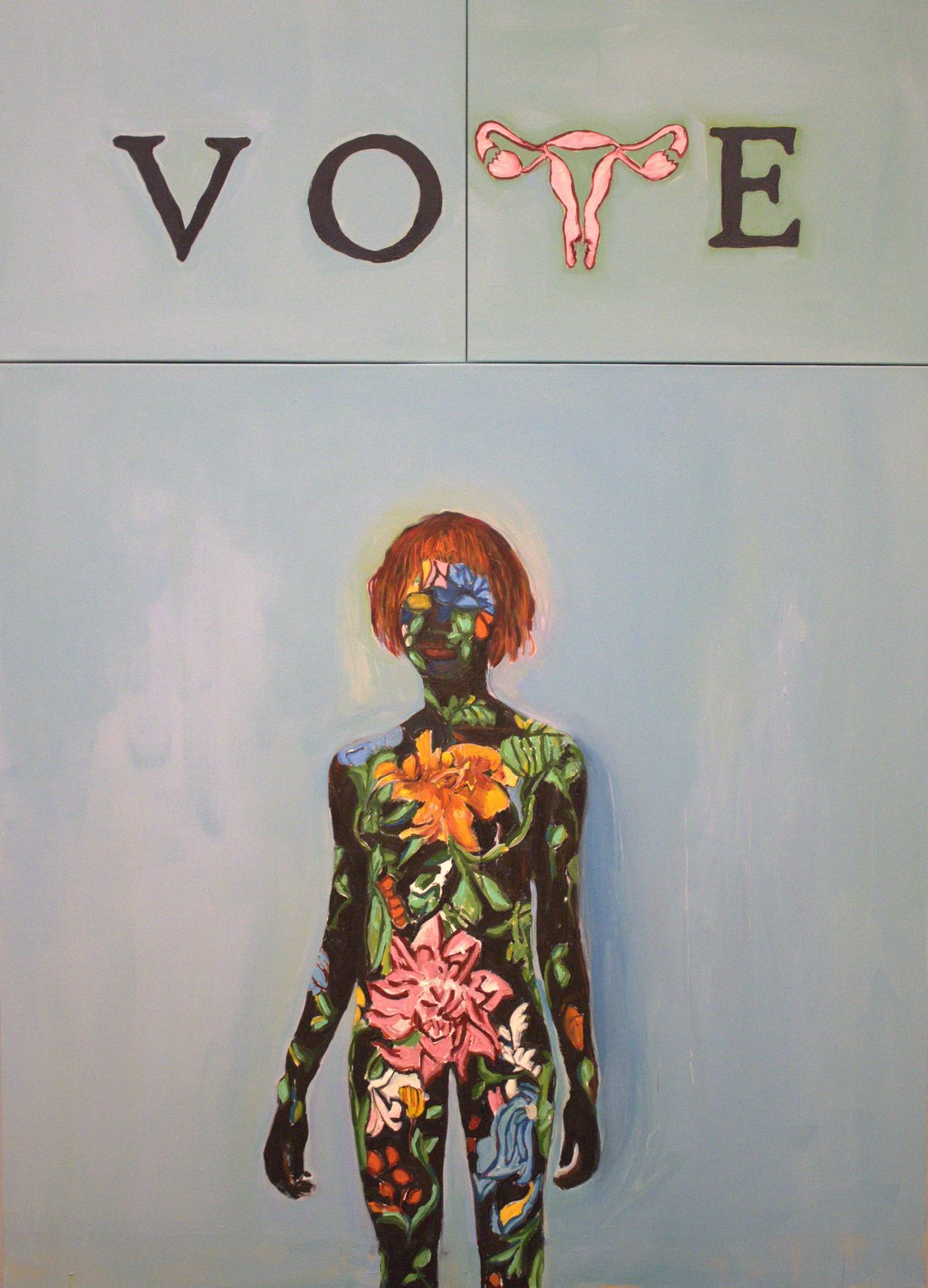 Beverly McIver, VOTE Black Beauty, 2024 Courtesy the artist and People For the American Way