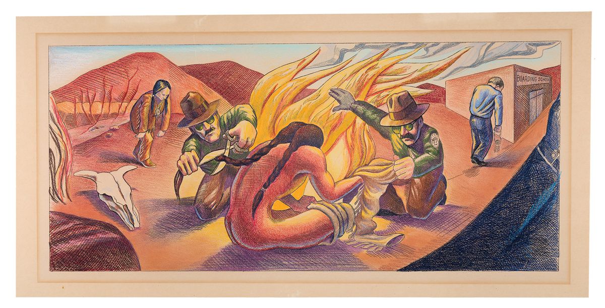 Judith F. Baca’s mural The History of California (1976-84) is better known as The Great Wall of Los Angeles © Judith F.Baca; courtesy of SPARC Archives