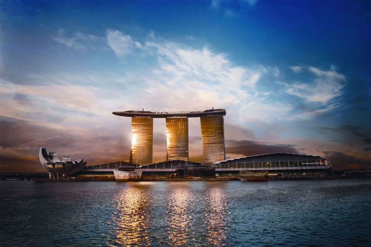 Marina Bay Sands Expo and Convention Centre in Singapore, the venue for Art SG 