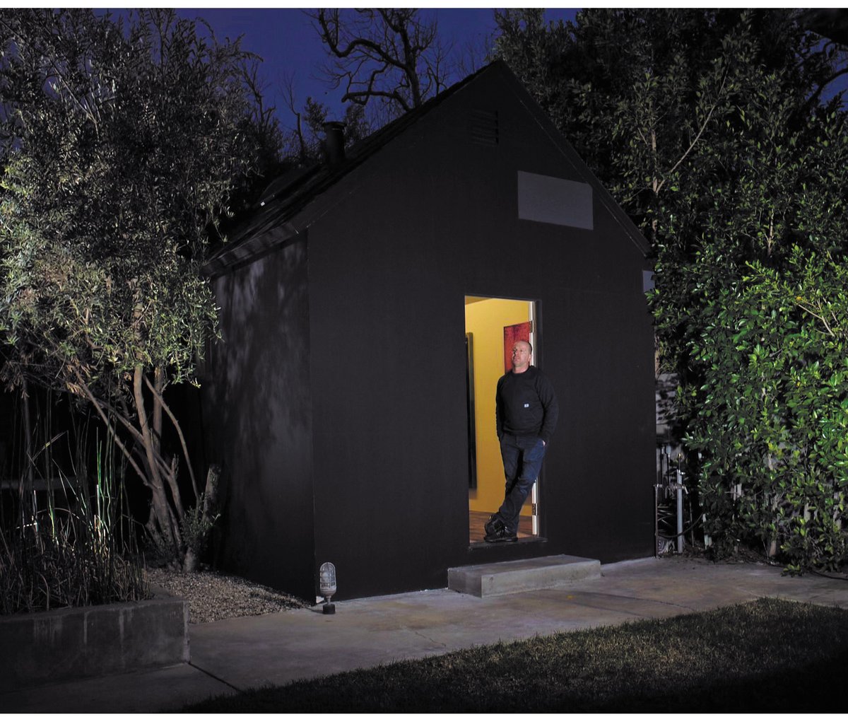 Danny First and The Cabin, his backyard gallery Naomi Harris