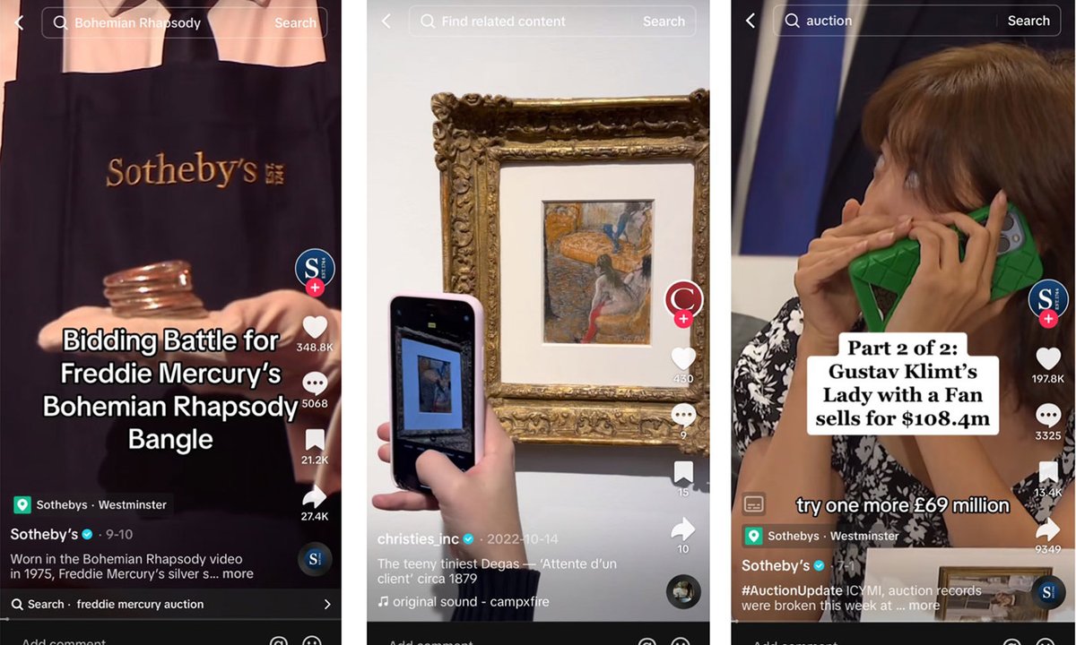 Does coverage of Sotheby’s Freddie Mercury sales show that auctions are perfect TikTok fodder? Does coverage of Sotheby’s Freddie Mercury sales show that auctions are perfect TikTok fodder?