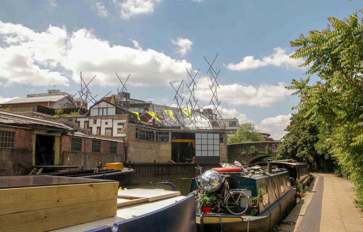 All Along the Watchtower, the structure that police targeted at Antepavilion © Peter Brookes