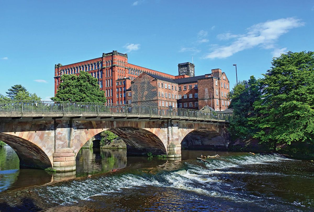Strutt’s North Mill Museum, in a former cotton mill, is due to close in September © It’s No Game; Belper North Mill and the Derwent, Belper, Derbyshire



