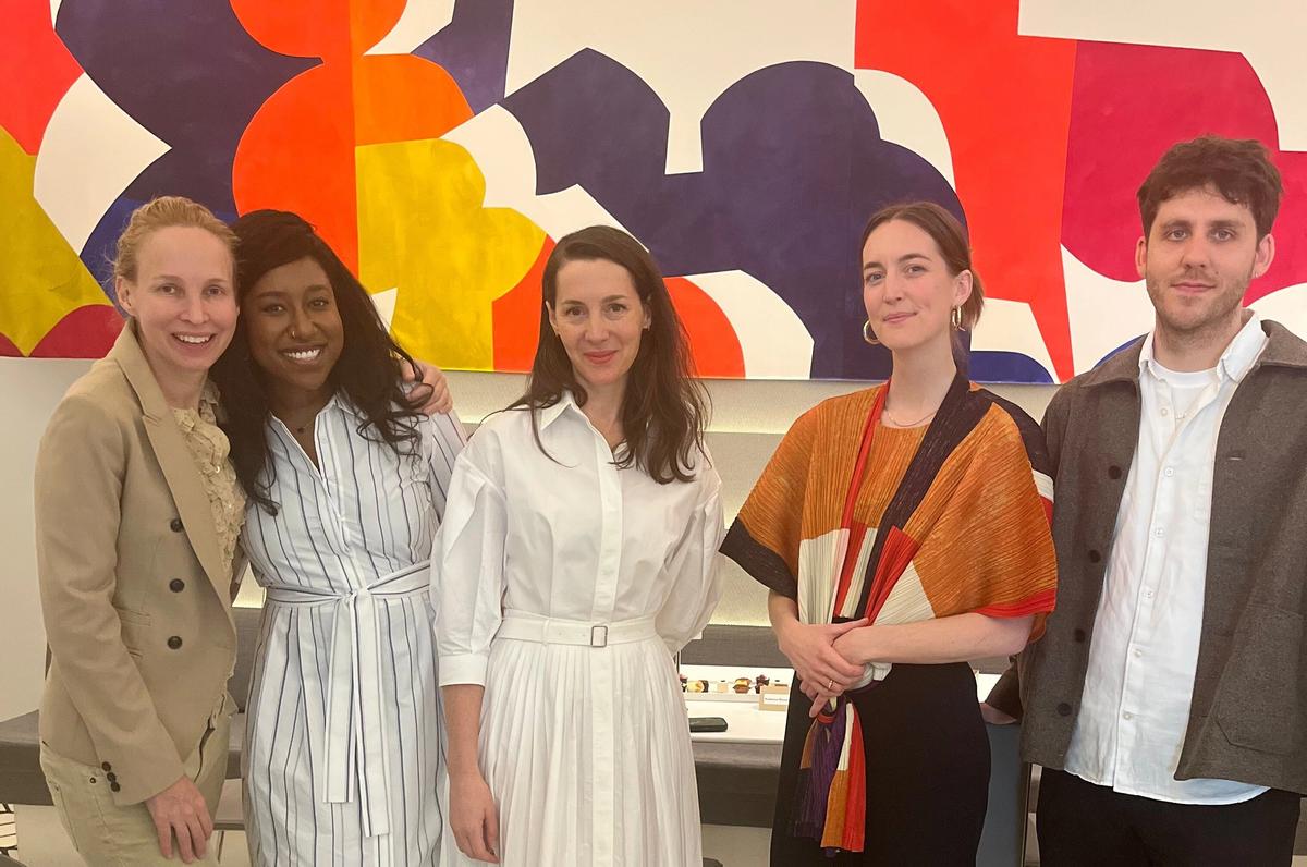 GCC New York launched at the Guggenheim Museum in New York last month. Pictured here (from left to right) are Haley Mellin, Whitney McGuire, Victoria Siddall, Laura Lupton and Heath Lowndes. Courtesy of Haley Mellin