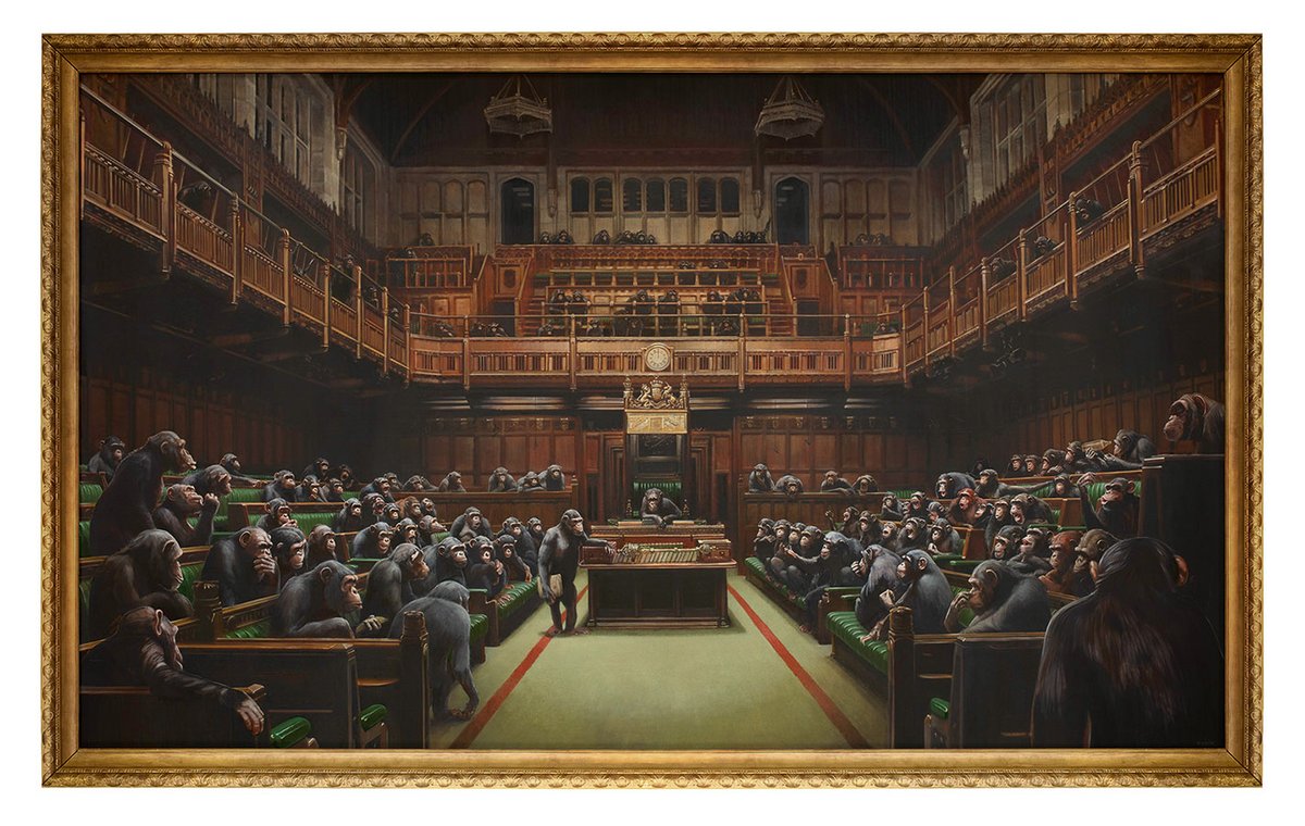 Banksy's Devolved Parliament (2009) © Bristol Culture
