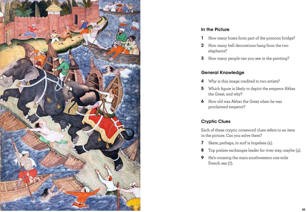 Basawan and Chetar Munti, Akbar’s Adventures with the Elephant Hawa’i (around 1590-95) Courtesy of the publisher