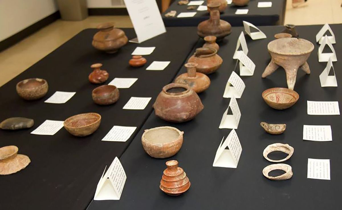 Pre-Hispanic cultural heritage object returned to Mexican authorities in a restitution ceremony this month in San Diego Courtesy Instituto Nacional de Antropología e Historia (INAH)