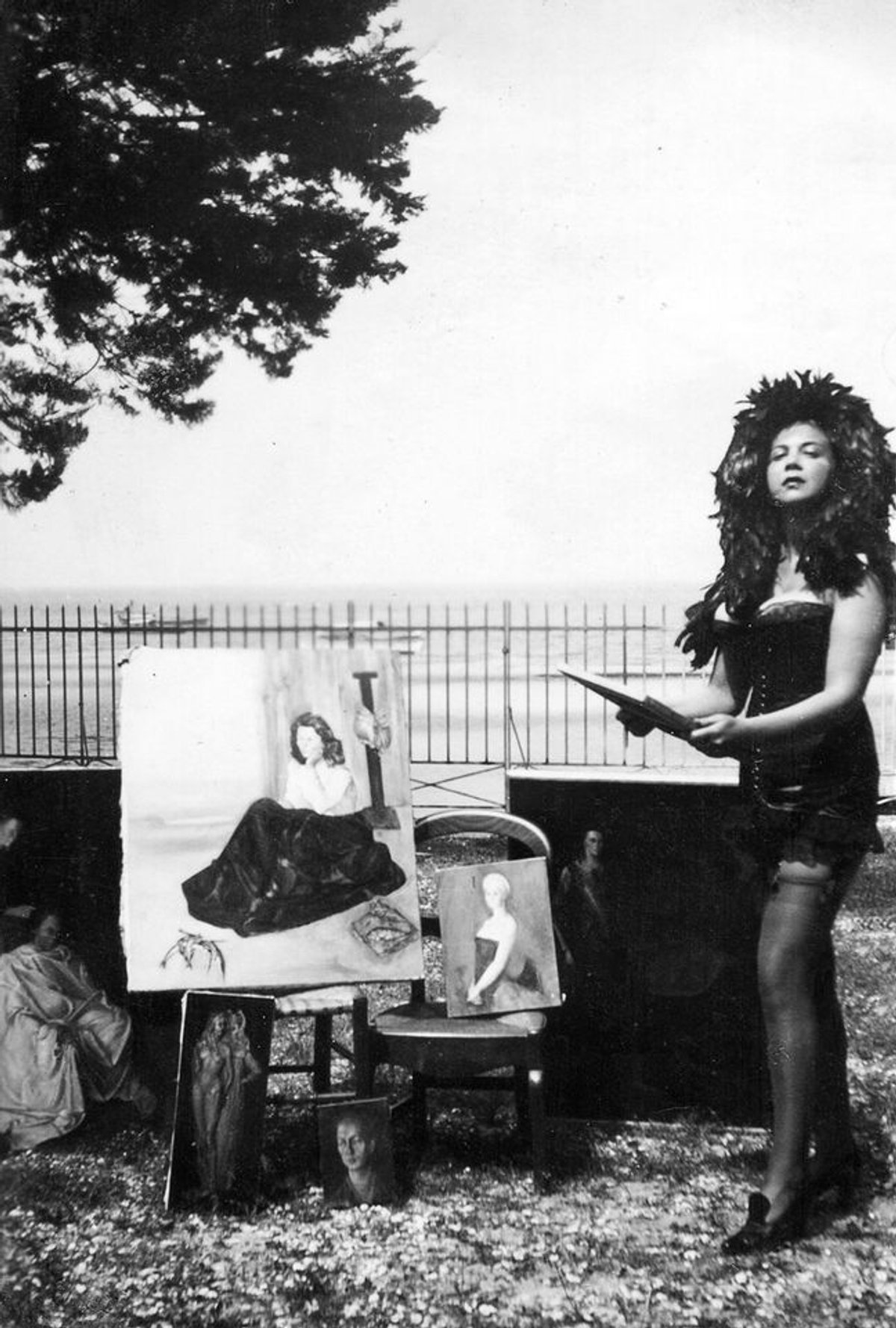 Leonor Fini in Arcachon, France, in 1940 Courtesy of the Leonor Fini Estate
