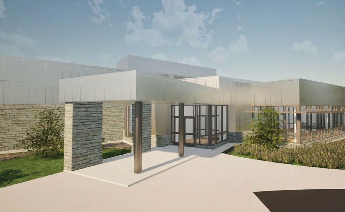 Rendering of the Modern Aboriginal Art Museum under construction in New Bremen, Ohio Image courtesy of Freytag & Associates. Inc