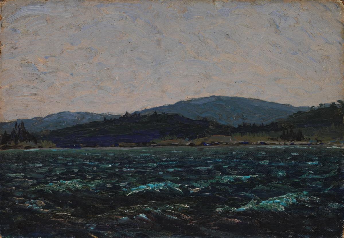 Tom Thomson, Sketch for Lake in Algonquin Park (1913)