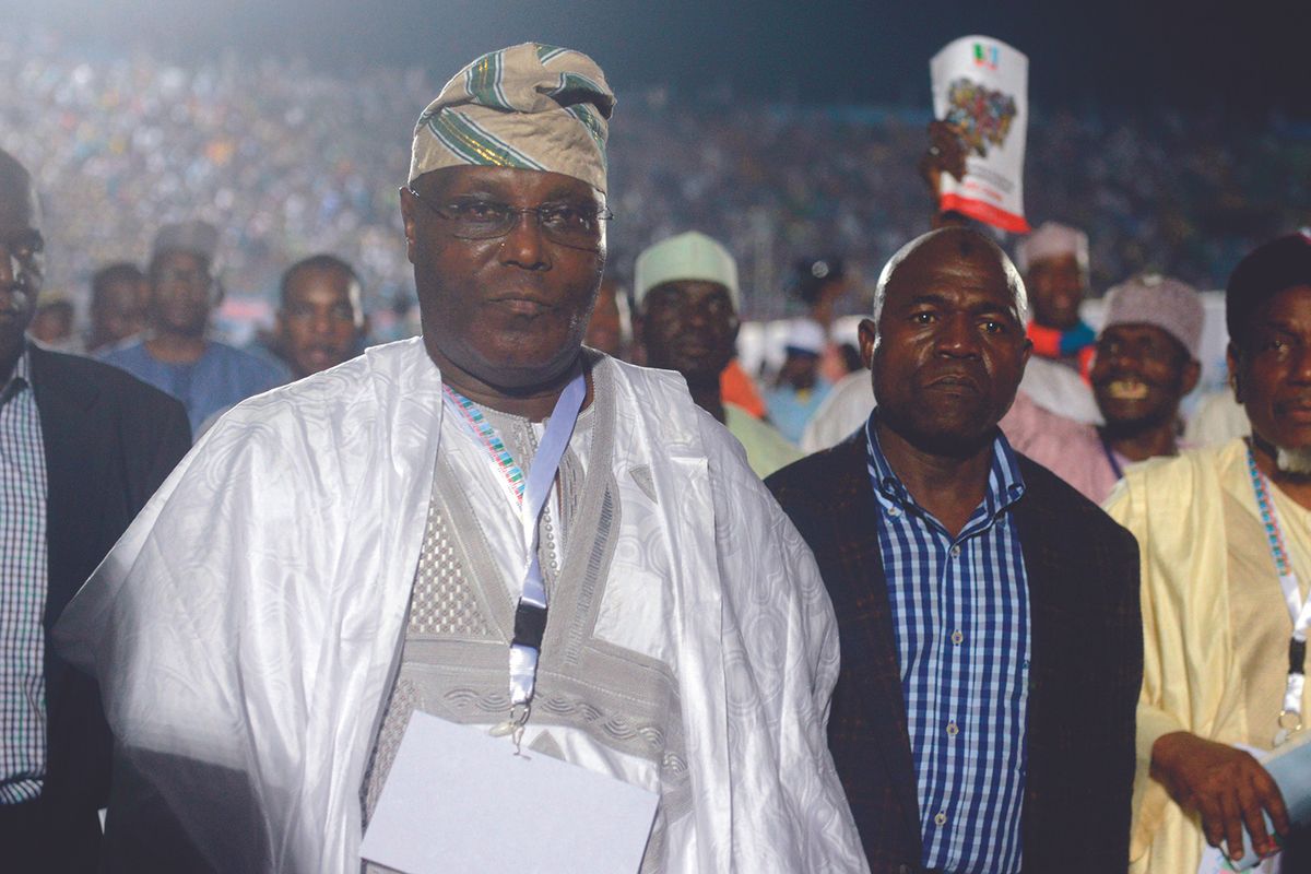 Presidential frontrunner Atiku Abubakar showed more support for the country’s museum sector than other leading candidates by hosting a public roundtable with prominent members from Nigeria’s visual art sector
© Pius Utomu Expei/AFP via Getty Images