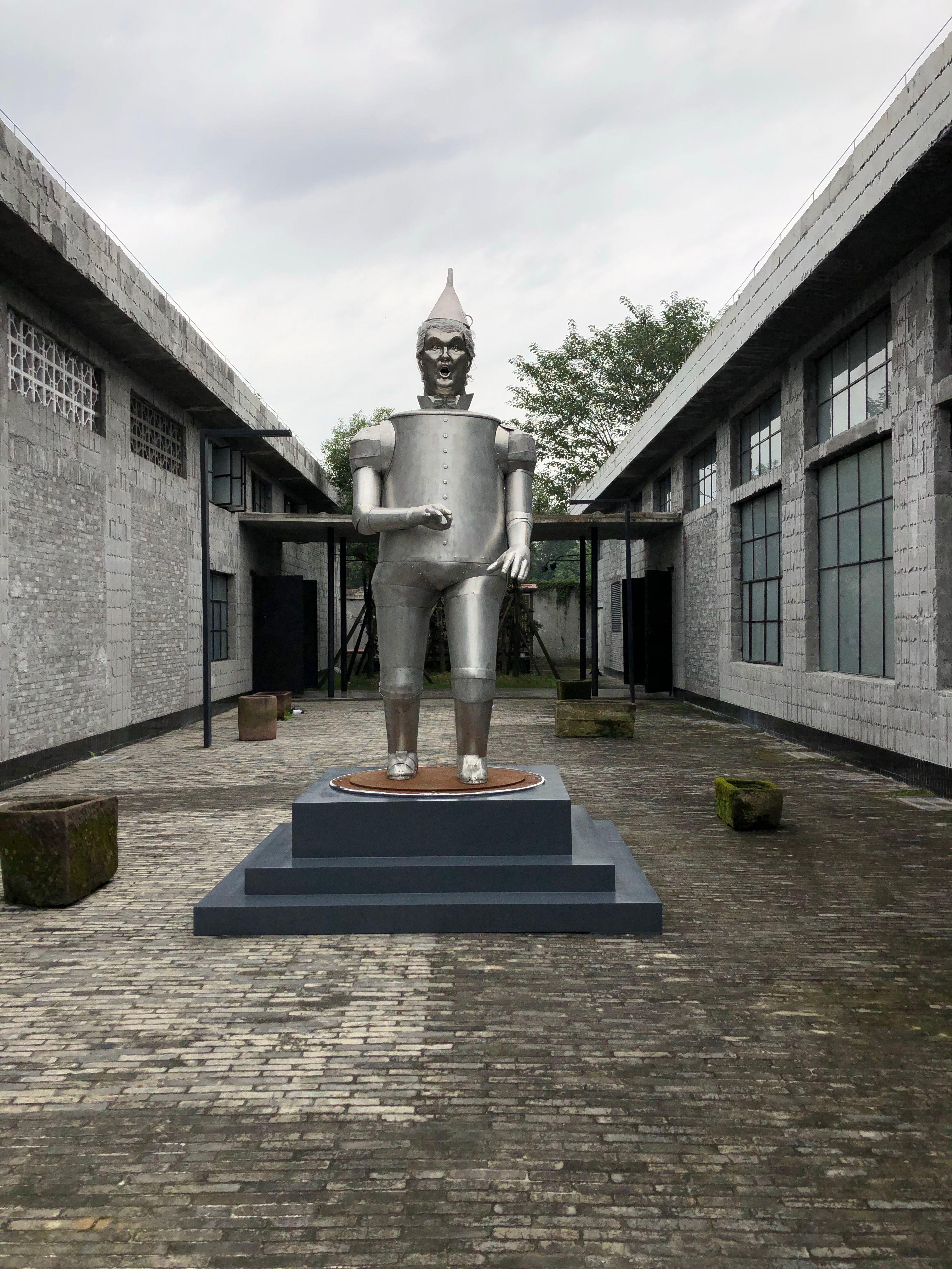 Coco Fusco's Tin Man Trump travels to China amidst trade war