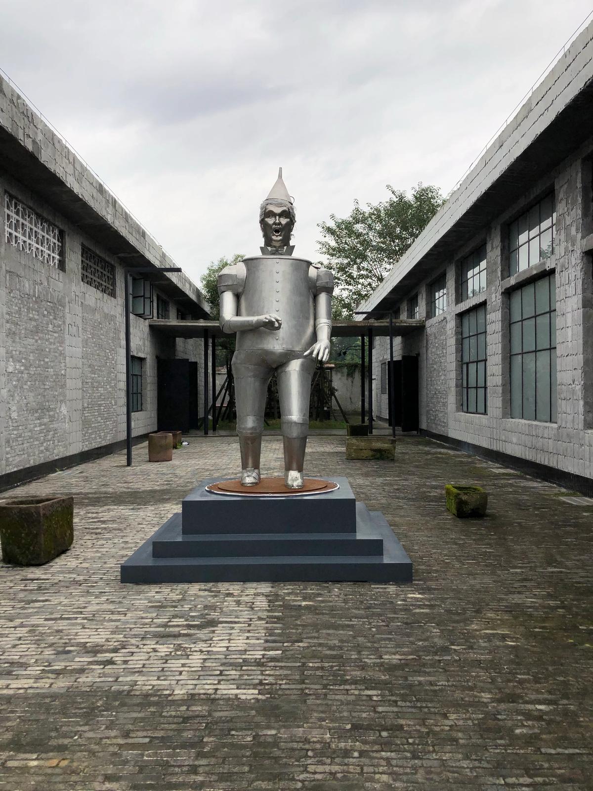Coco Fusco's Tin Man of the Twenty-First Century arrives at China's Anren Biennale Courtesy of Tettero, Anren Biennale 2019 © Coco Fusco/Artists Rights Society (ARS), New York