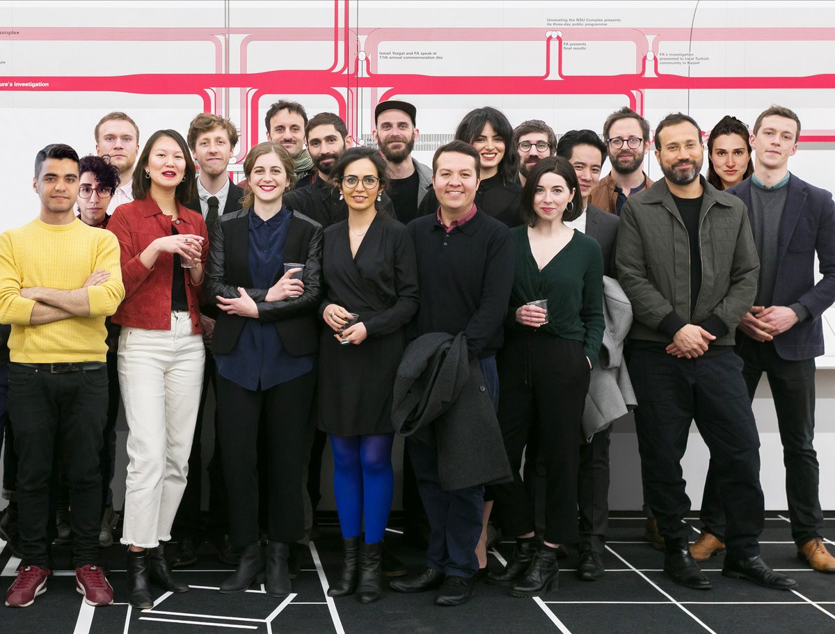 Collage of the Forensic Architecture team Forensic Architecture, 2018