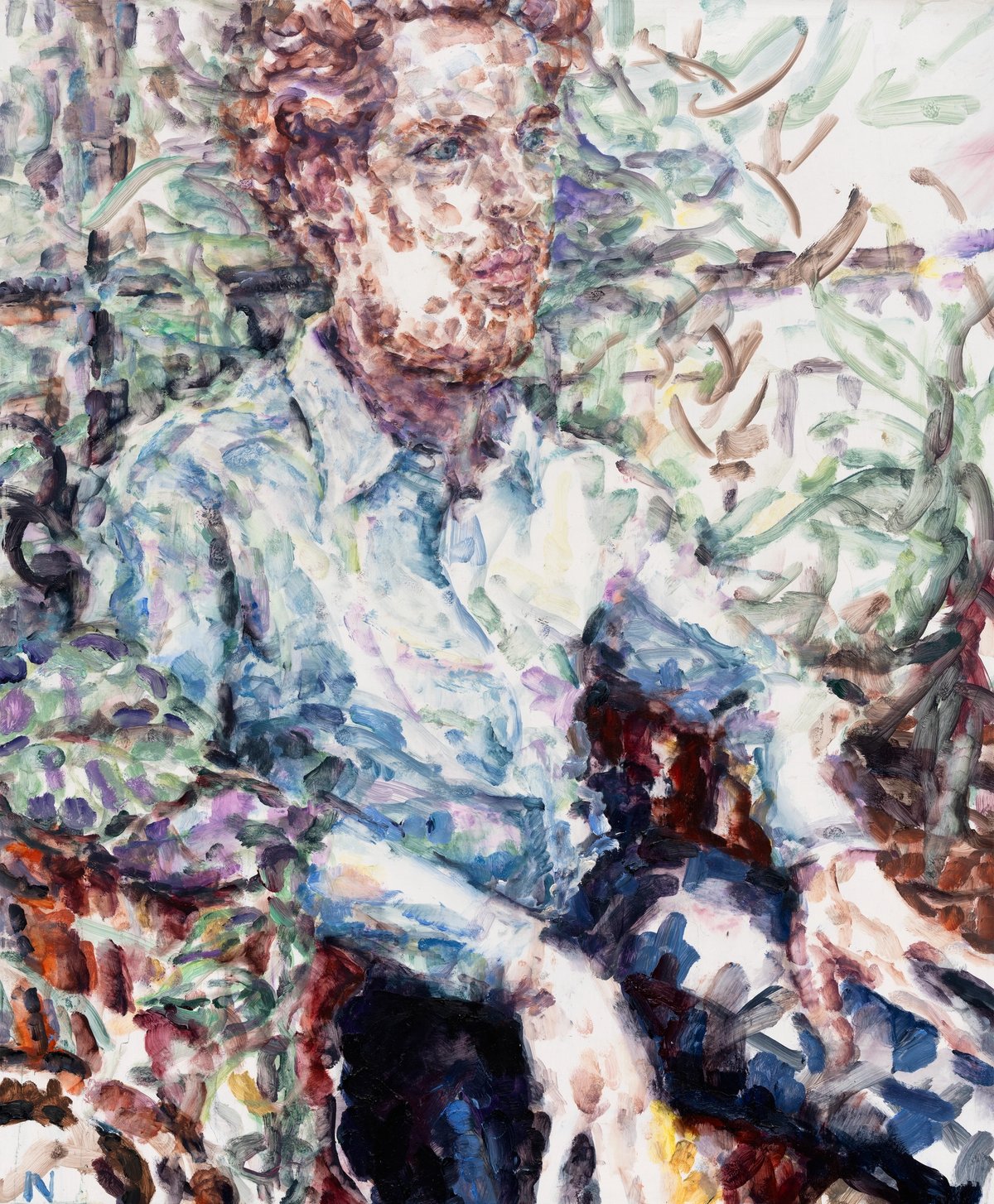 Elizabeth Peyton, Nick at home (London) (2025)
Photo: David Parry; Courtesy National Portrait Gallery