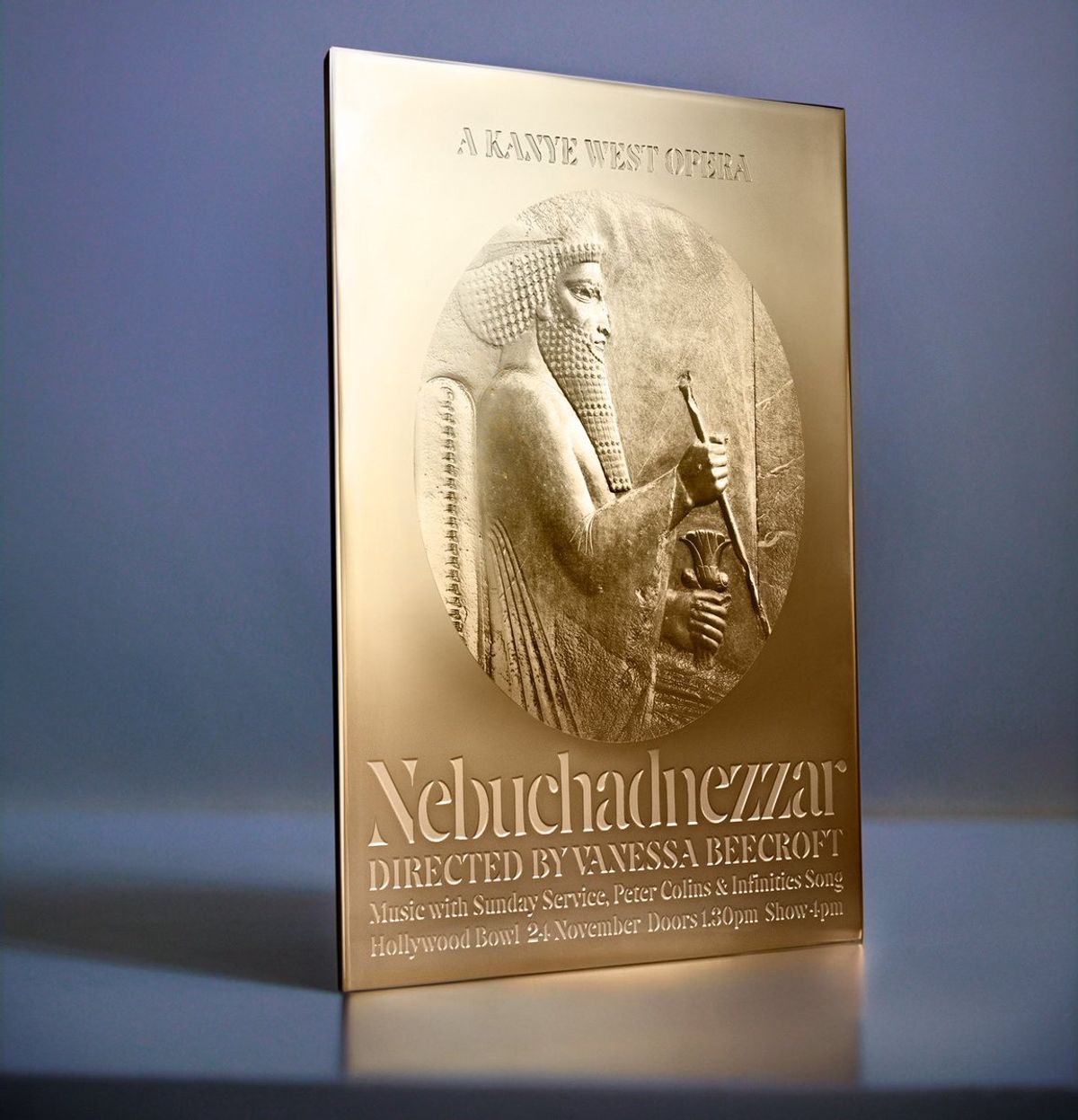 The image accompanying Kanye West's tweet about his forthcoming opera about Nebuchadnezzar Nick Knight