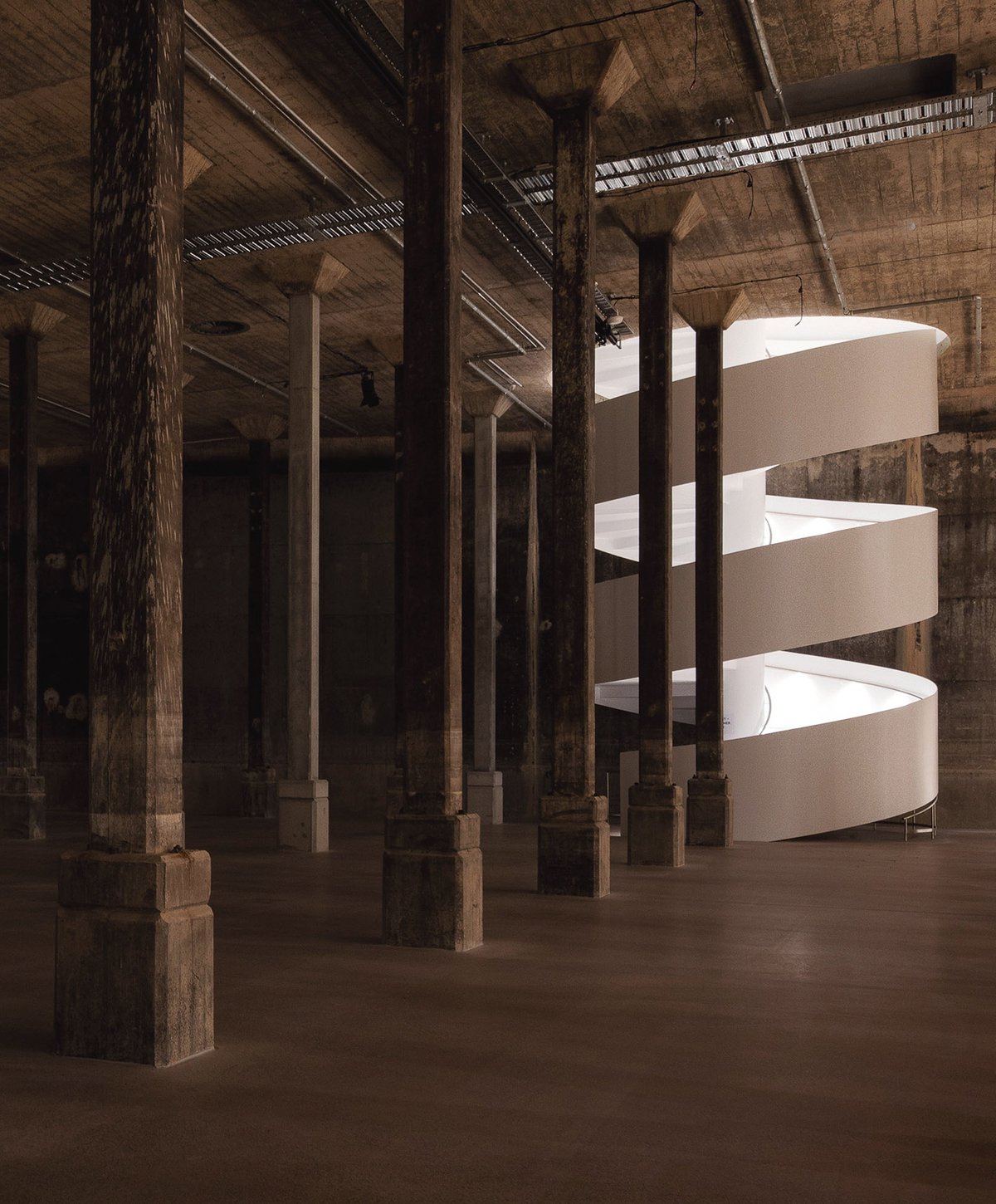 The architects SANAA have made minimal changes to the Second World War oil tank © Art Gallery of New South Wales/Jenni Carter