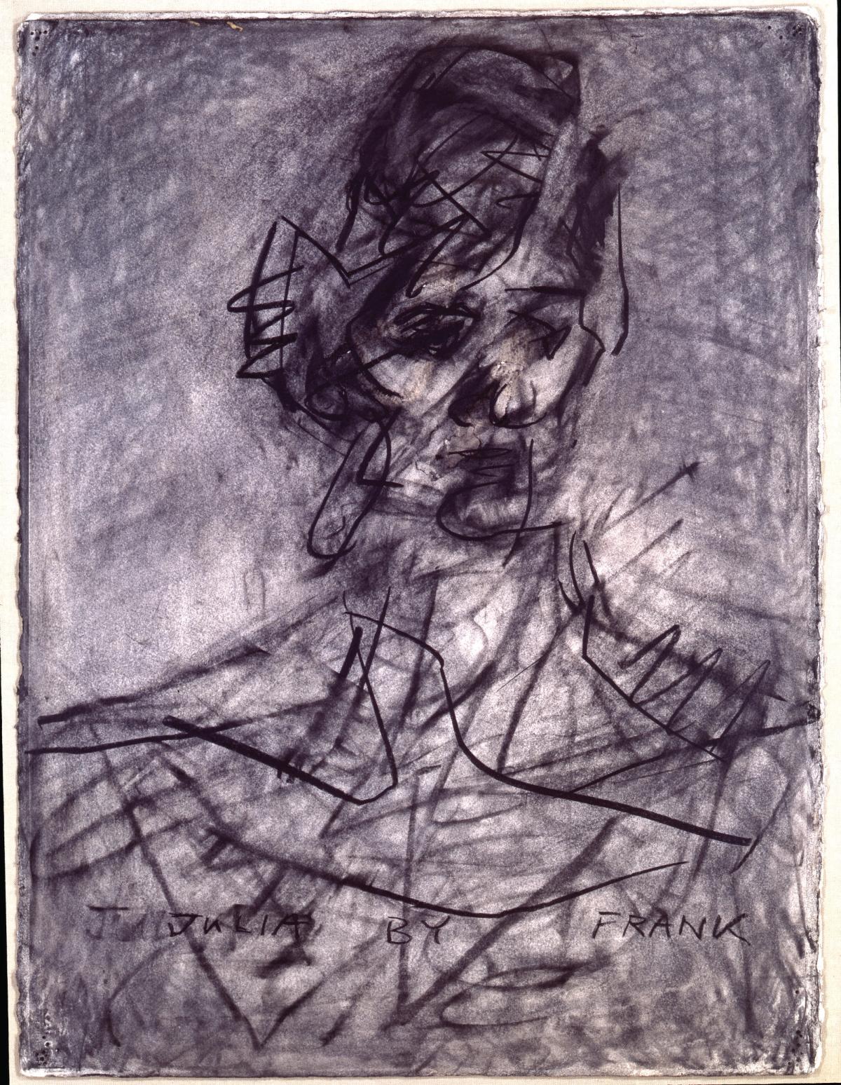 Frank Auerbach's Head of Julia (1981) Private collection. Ó Frank Auerbach, courtesy of Marlborough Fine Art (London) Ltd