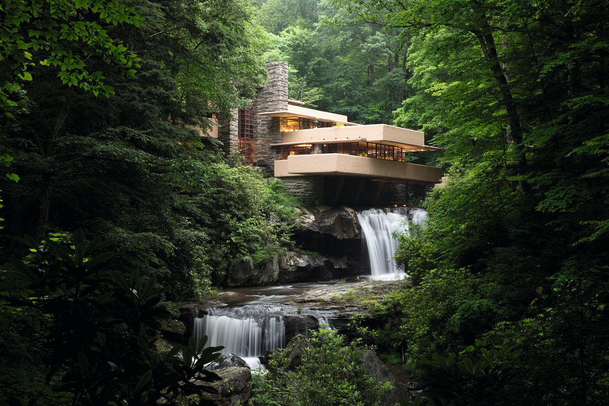 The dramatic Modernist house, built in the woods over a waterfall, attracts nearly 140,000 visitors each year despite its remote location
Courtesy of Western Pennsylvania Conservancy
