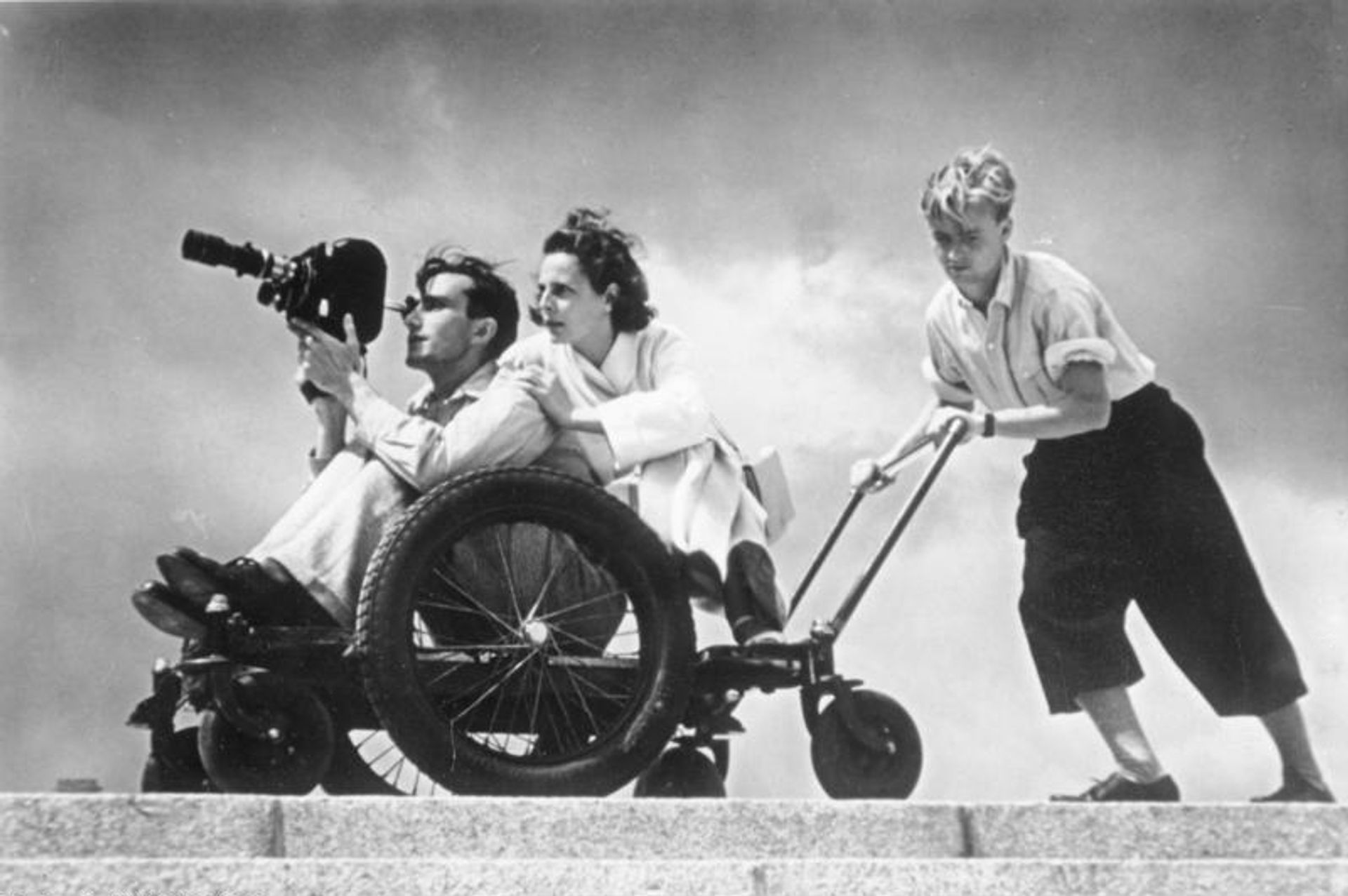 Leni Riefenstahl during filming in 1936 Bundesarchiv, Bild 146-1988-106-29 / CC-BY-SA 3.0