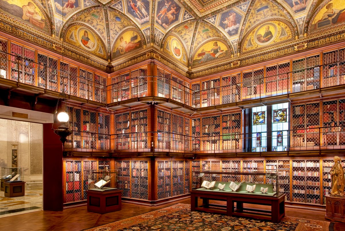 J.P. Morgan’s Library at the Morgan Library & Museum Photo: Graham Haber, 2014; courtesy the Morgan Library & Museum