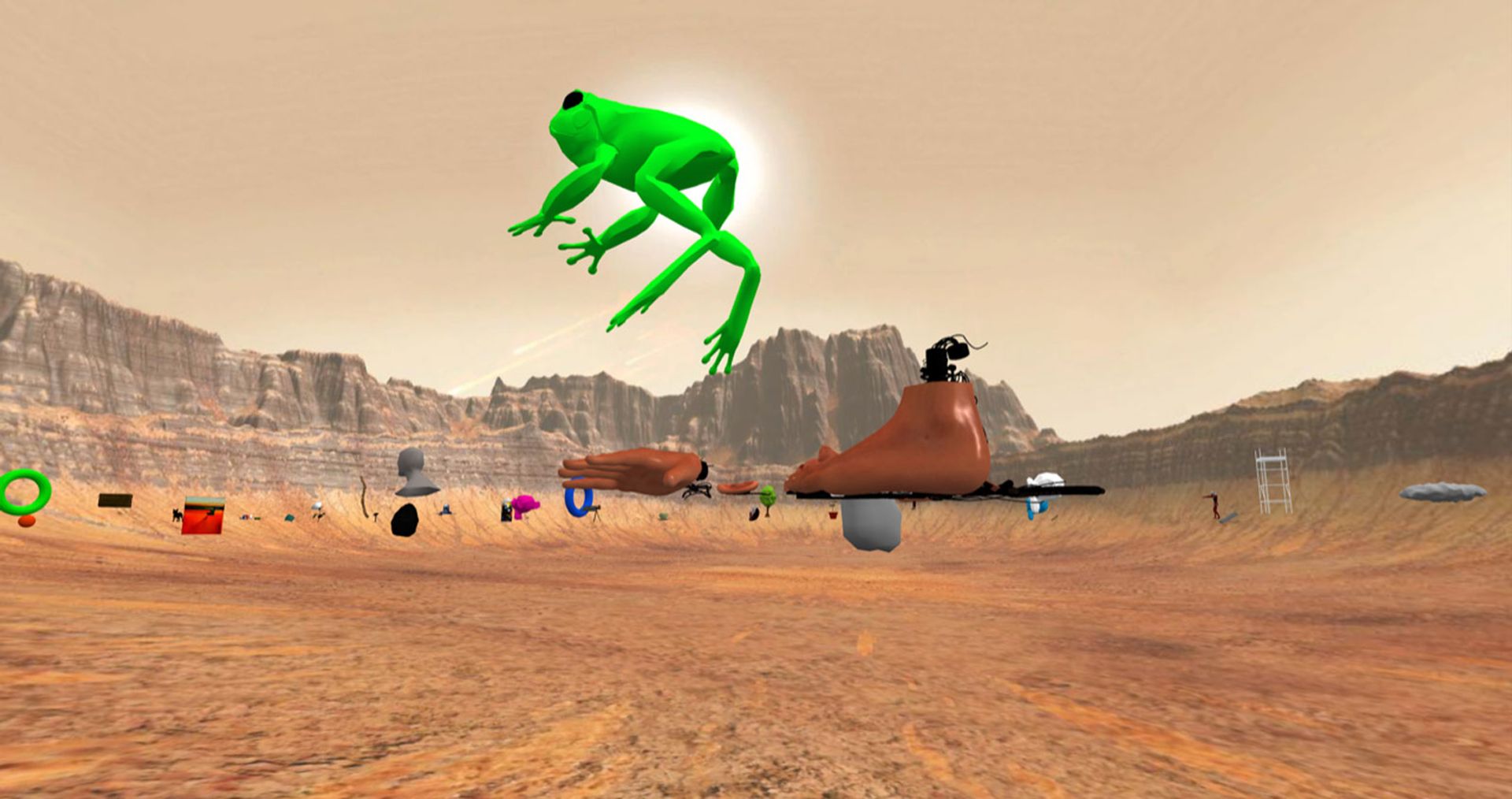 The Liverpool John Moores University BA fine degree show 2020 takes place in a virtual Mars landscape 