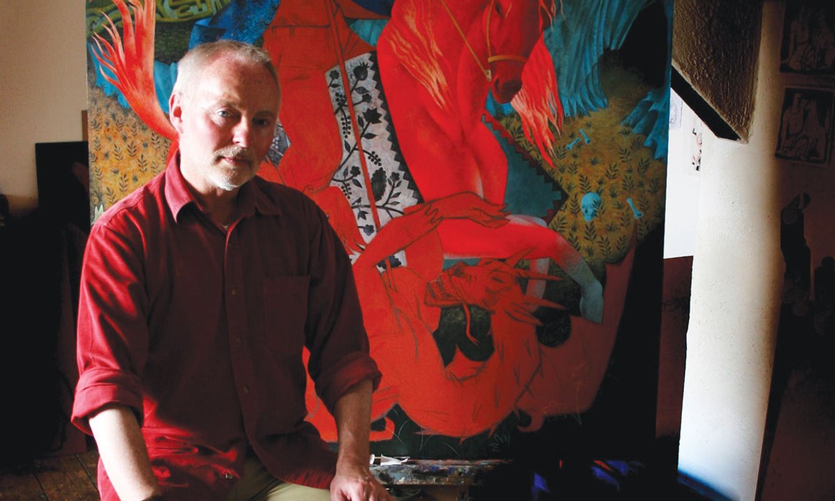 Illustrator Clive Hicks-Jenkins on dealing with violent imagery and finding ways of 'showing the impossible'