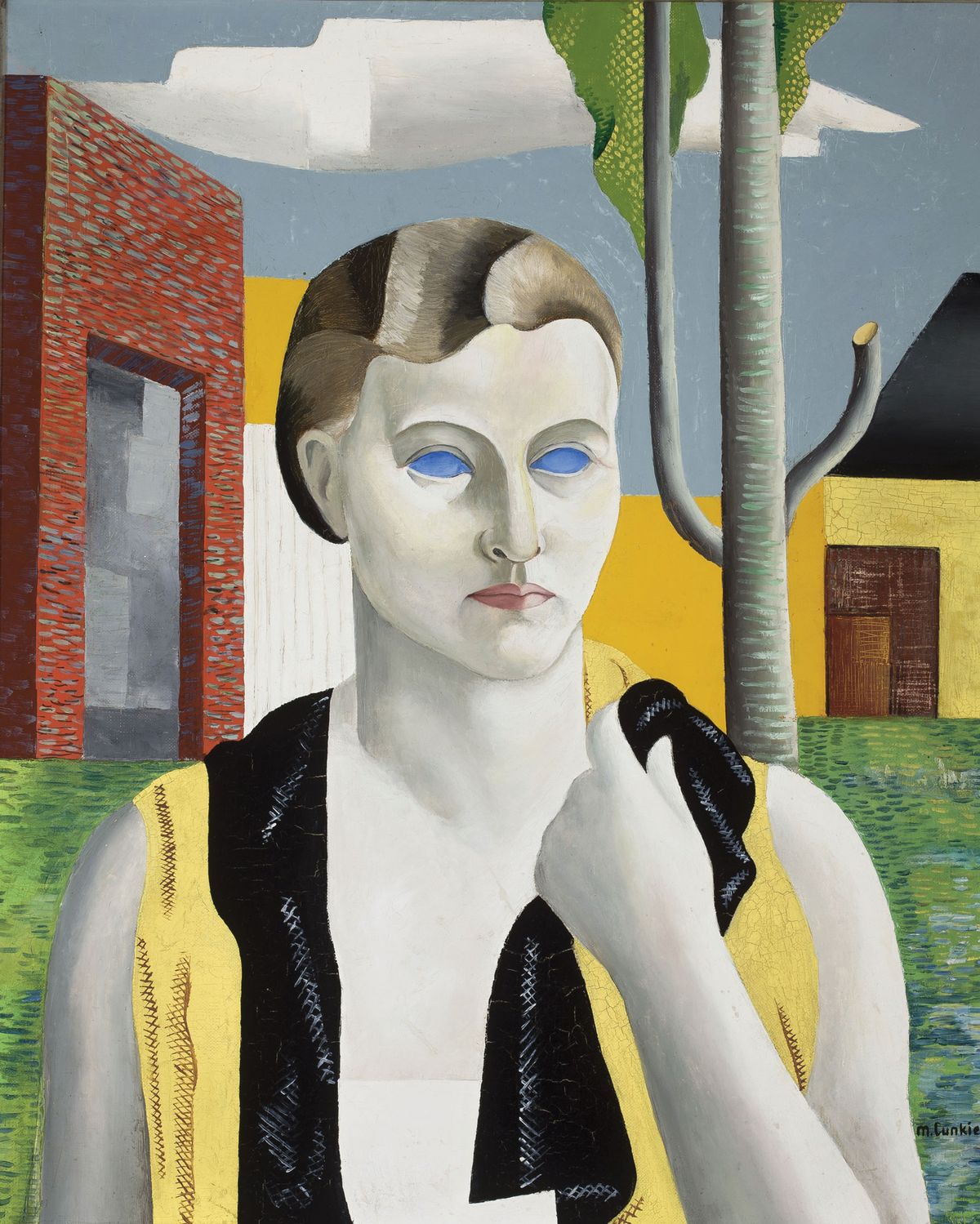 Maria Ewa Łunkiewicz-Rogoyska's Self Portrait (1930) National Museum in Warsaw, Poland