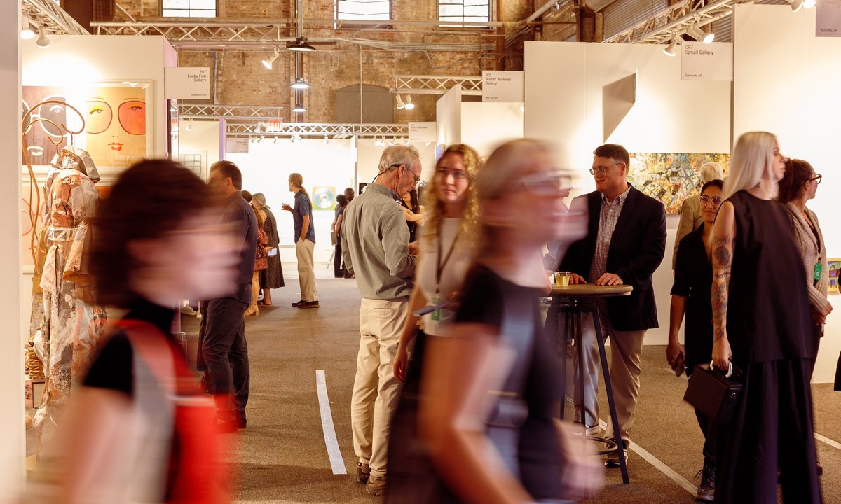 inaugural Atlanta Art Fair opens with buzzy VIP turnout inaugural Atlanta Art Fair opens with buzzy VIP turnout