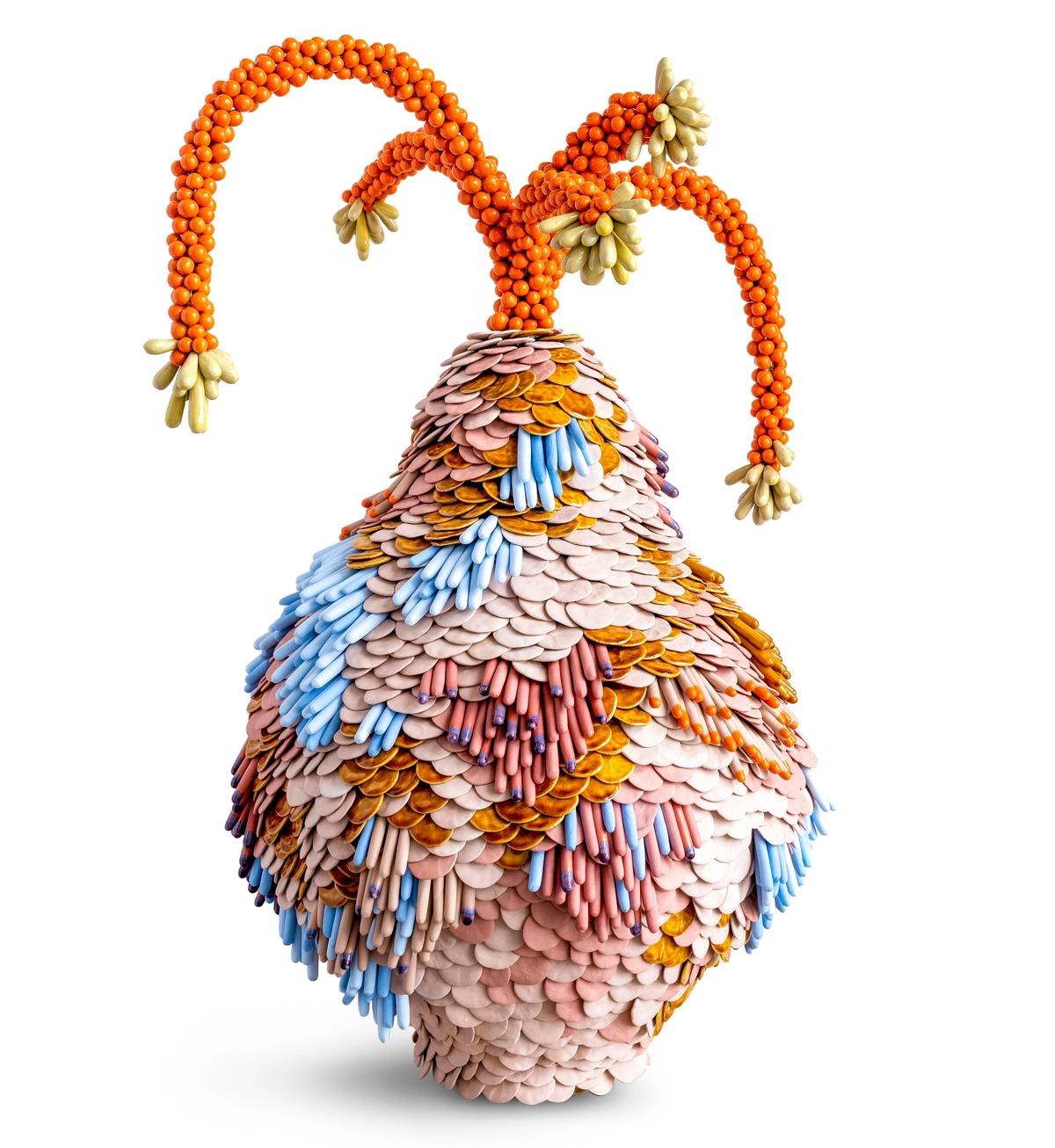 Ananasakäämä’ (2021) by Marianne Huotari, one of 30 artists and artisans shortlisted for this year's Loewe Craft Prize