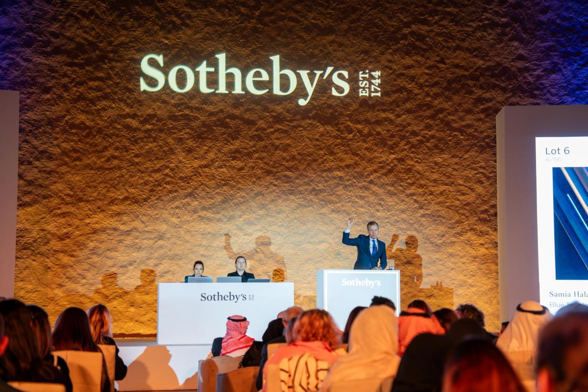 Sotheby’s Oliver Barker leads the Origins auction on 8 February

Courtesy of Sotheby’s