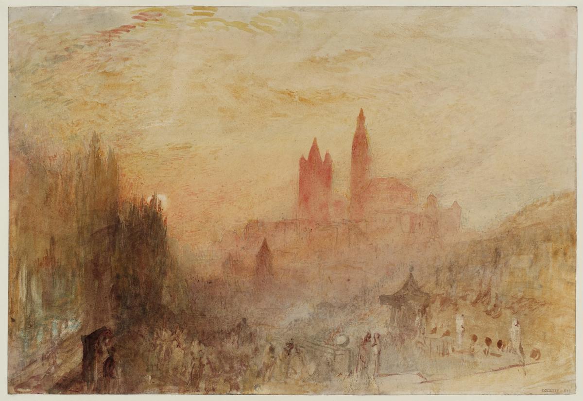 JMW Turner, Lausanne: Sunset (1841–2) 