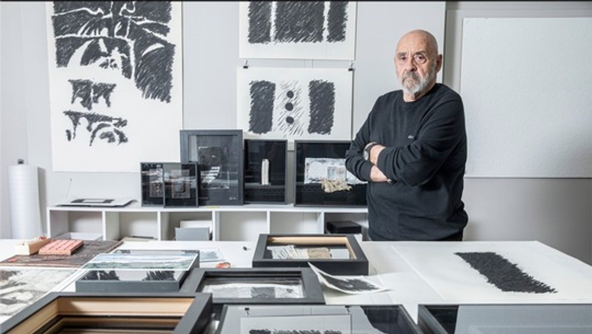 Alexander Klee in his studio Photo: Monika Flückiger