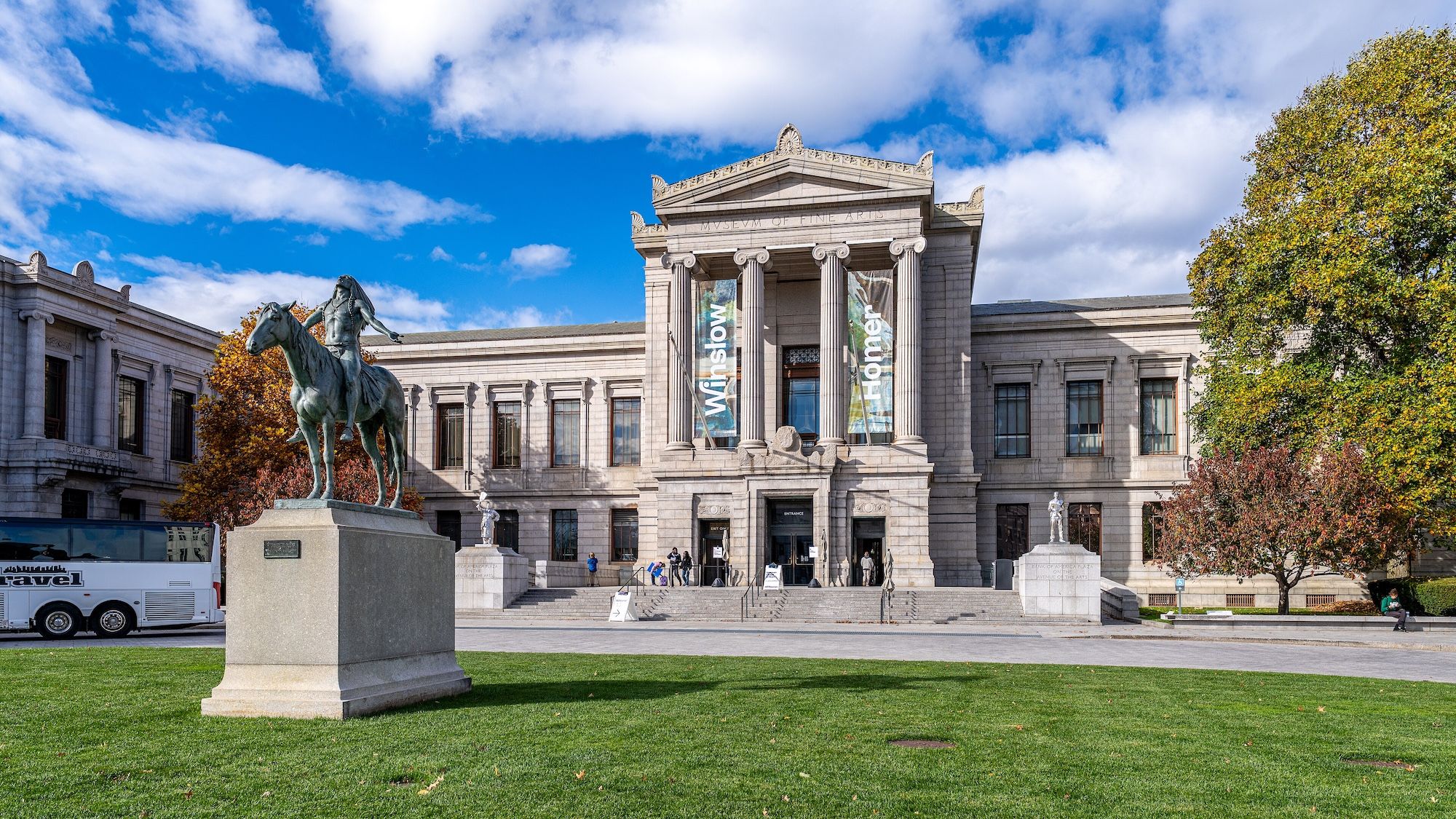 The main entrance to the Museum of Fine Arts, Boston Photo by ajay_suresh, via Flickr
