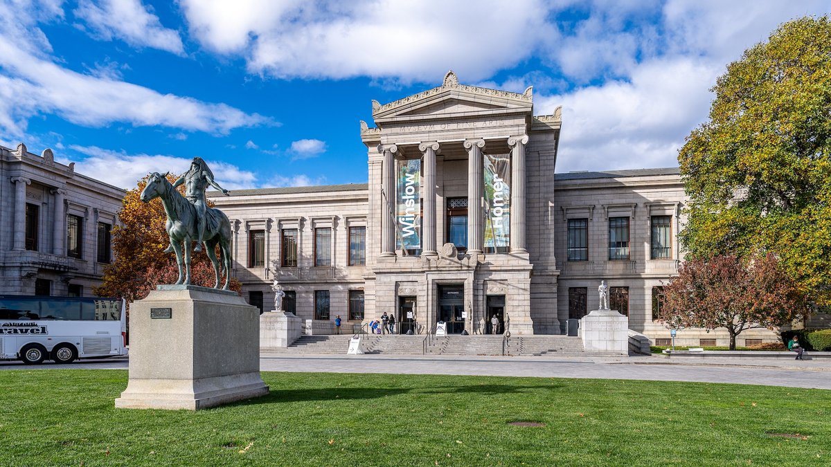 The main entrance to the Museum of Fine Arts, Boston Photo by ajay_suresh, via Flickr