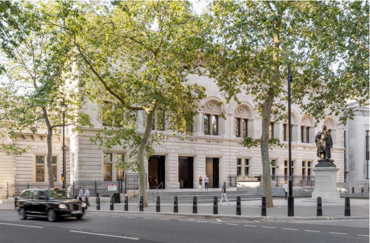Ross Place entrance of the National Portrait Gallery © Olivier Hess