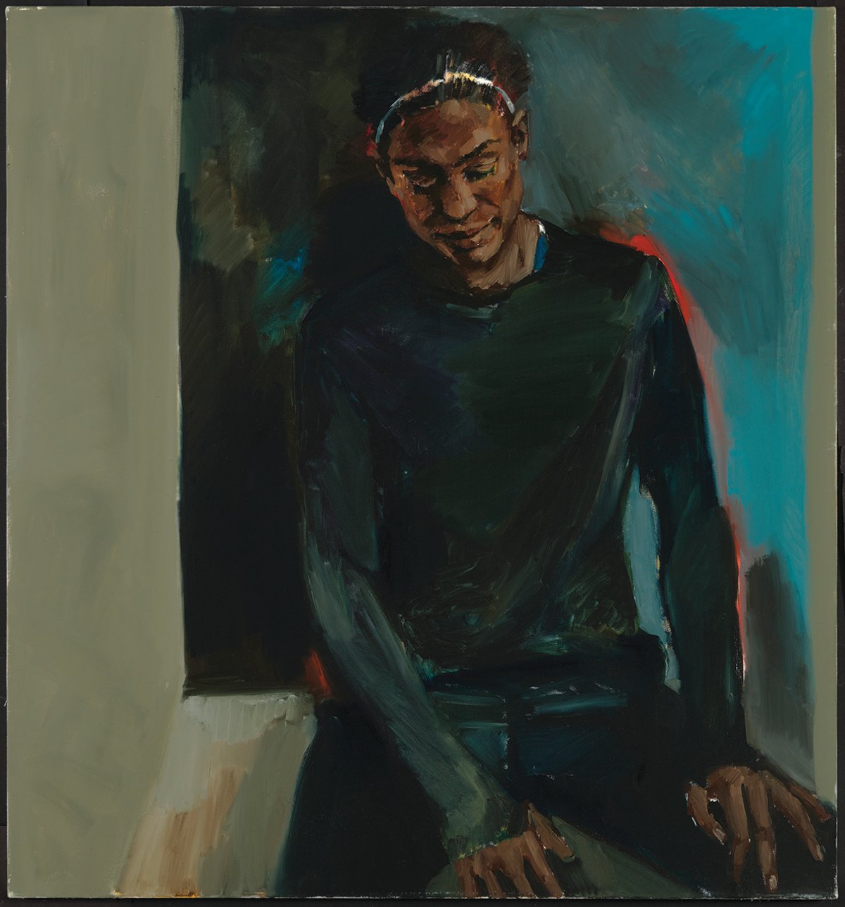 Lynette Yiadom-Boakye, Level with the Lawn (2018)