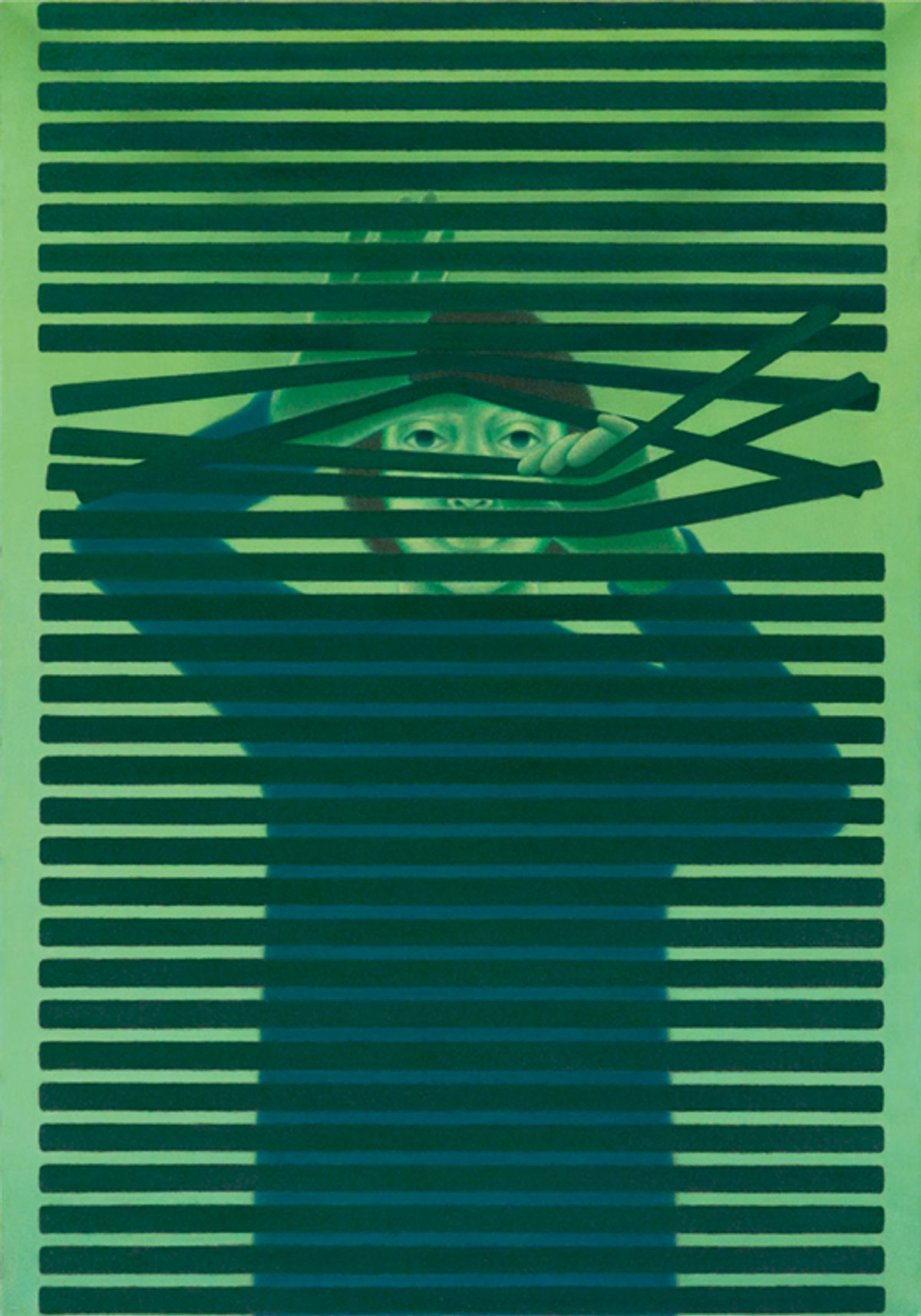 The Watch (2024) by Manchester artist Gwen Evans, the subject of William Hine’s first show Michael Pollard