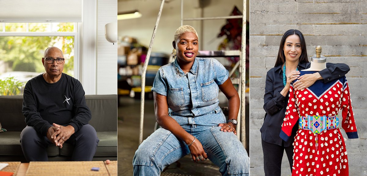 From left to right: 2024 MacArthur Fellows Tony Cokes, Ebony G. Patterson and Wendy Red Star All photos courtesy and © John D. and Catherine T. MacArthur Foundation