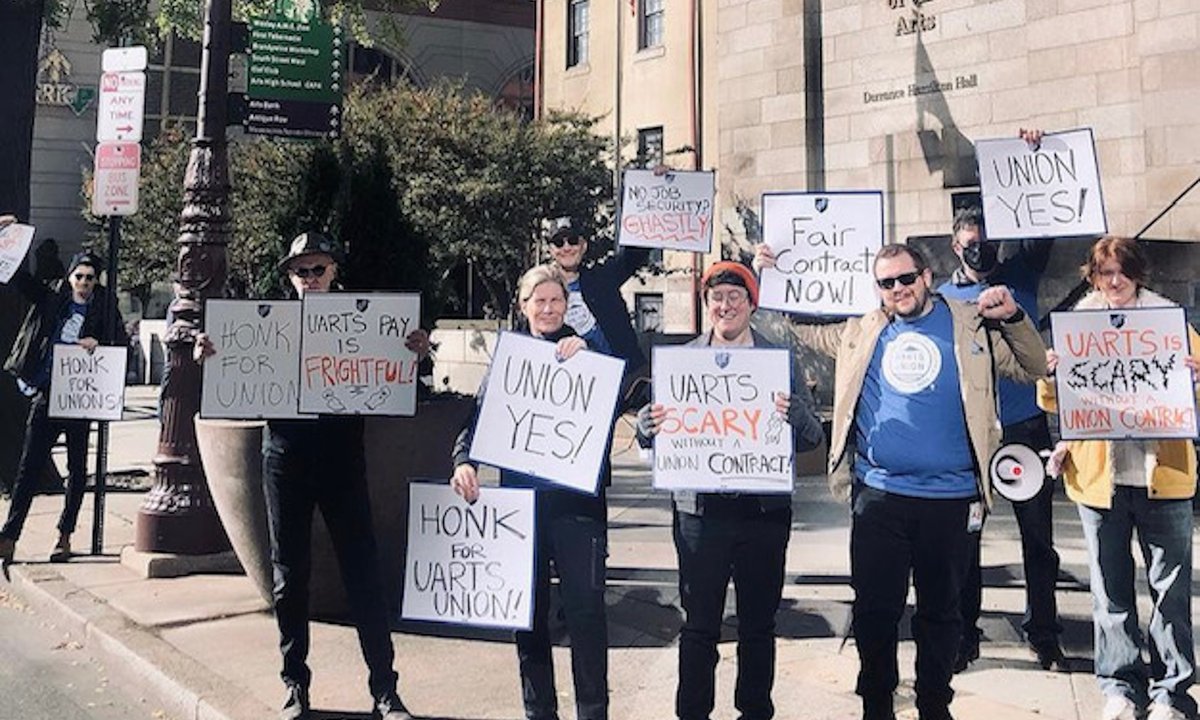 Unionised College of the Arts school put together to strike after greater than two years of contract negotiations Unionised College of the Arts school put together to strike after greater than two years of contract negotiations