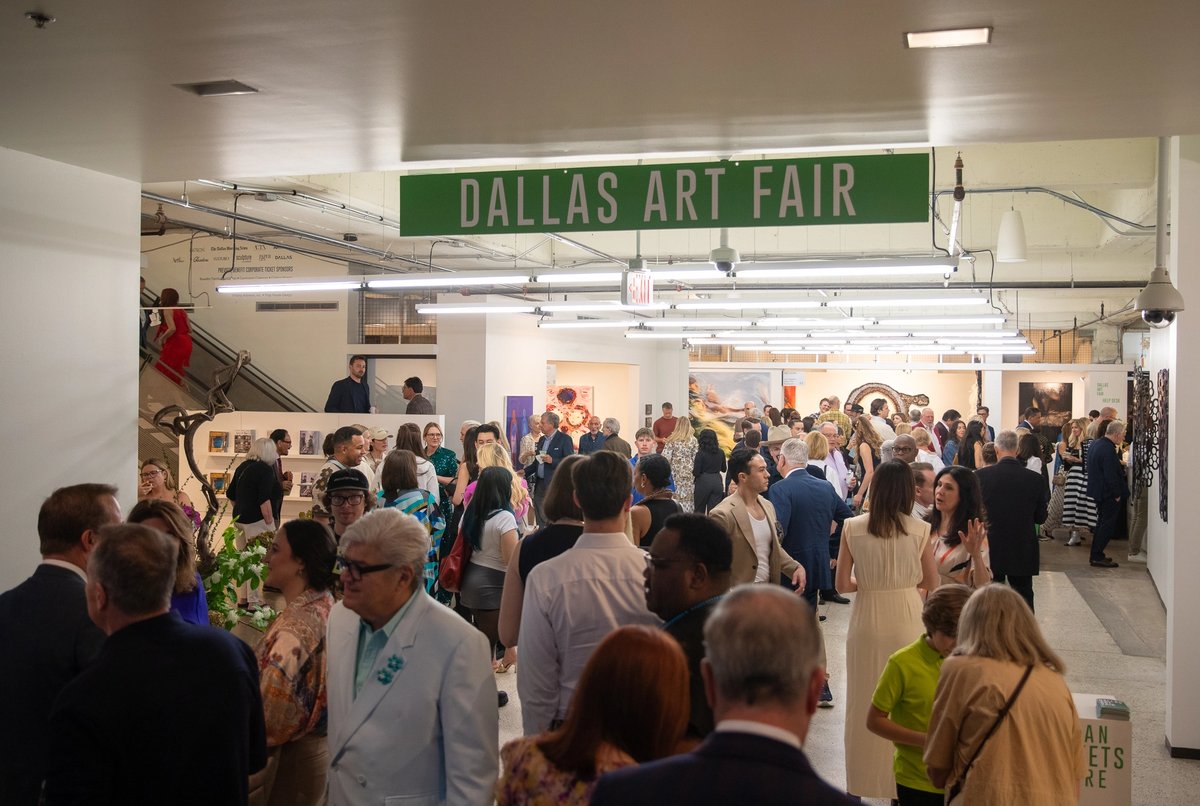 The Dallas Art Fair Foundation Preview Benefit on Thursday 10 April Courtesy the Dallas Art Far