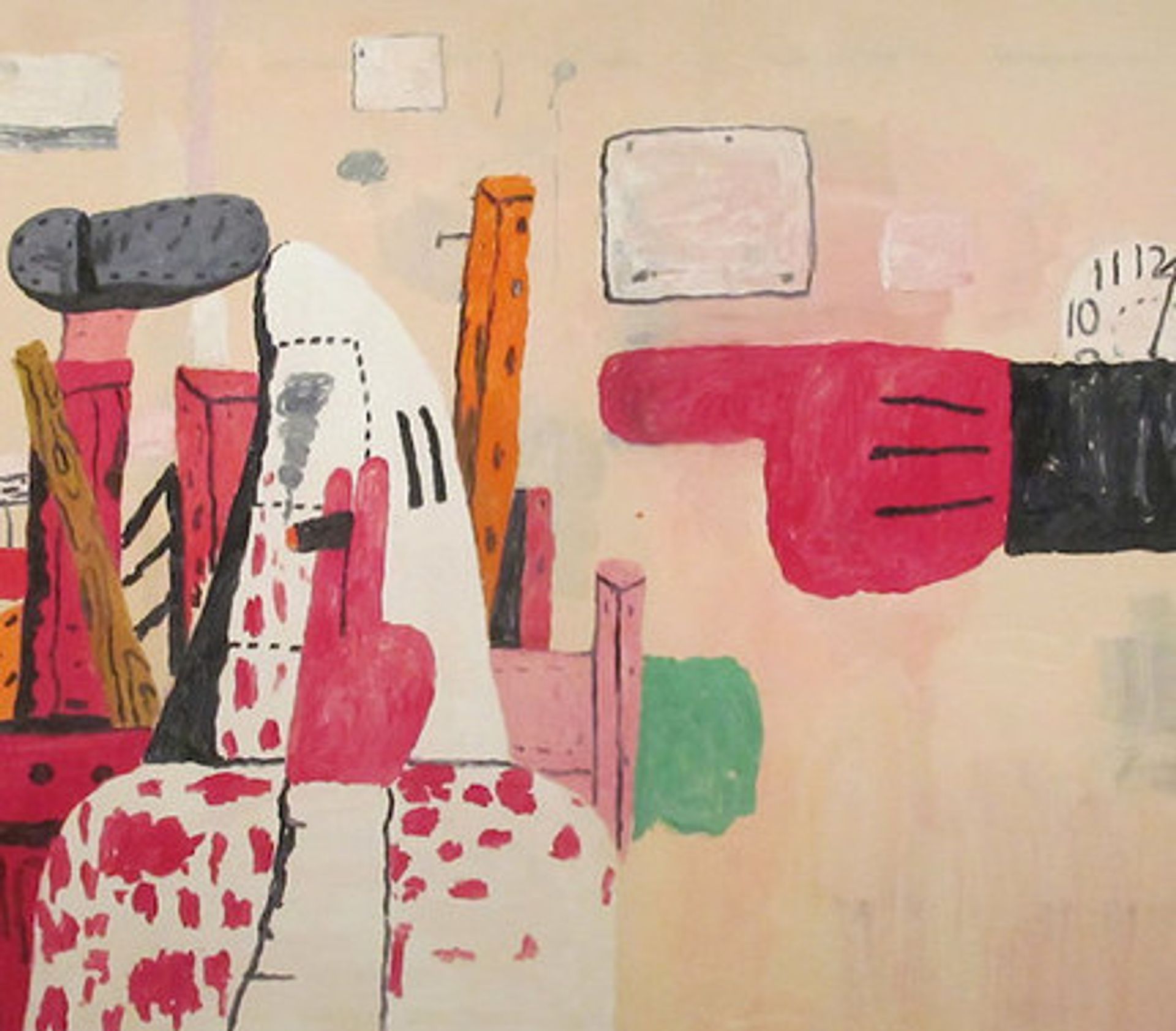 A detail of Philip Guston’s Courtroom (1970) Photo: Flickr