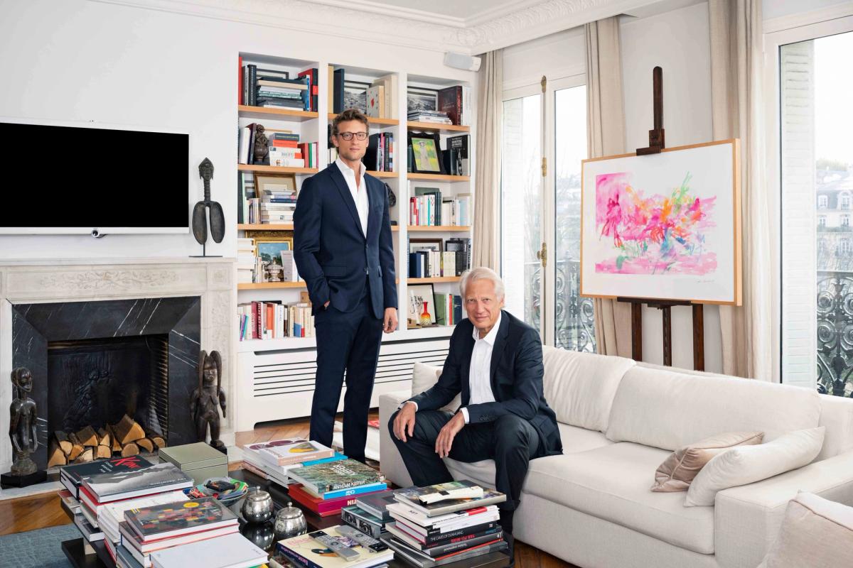 Arthur and Dominique de Villepin