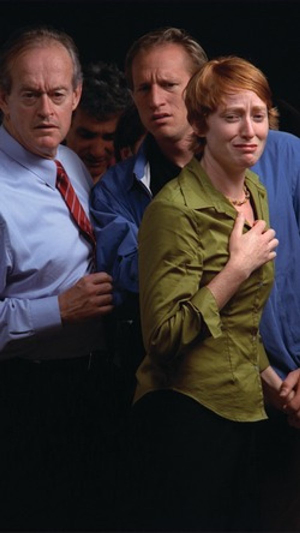 A still from Bill Viola’s Observance (2002), which is based on Dürer’s Four Apostles (Courtesy Bill Viola Studio)