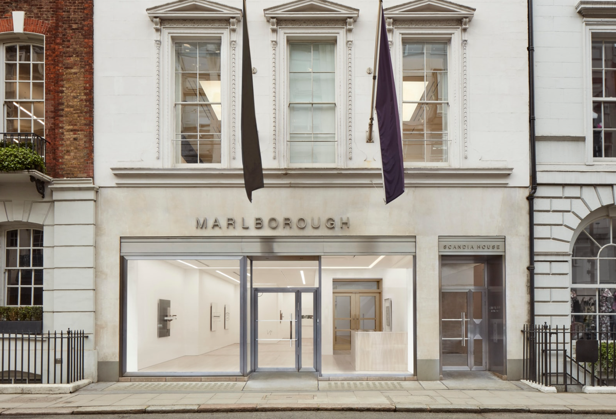 The 10,300 sq.ft, ten-storey building, Scandia House, sits on Albermarle Street in London's Mayfair

Courtesy of Marlborough Gallery