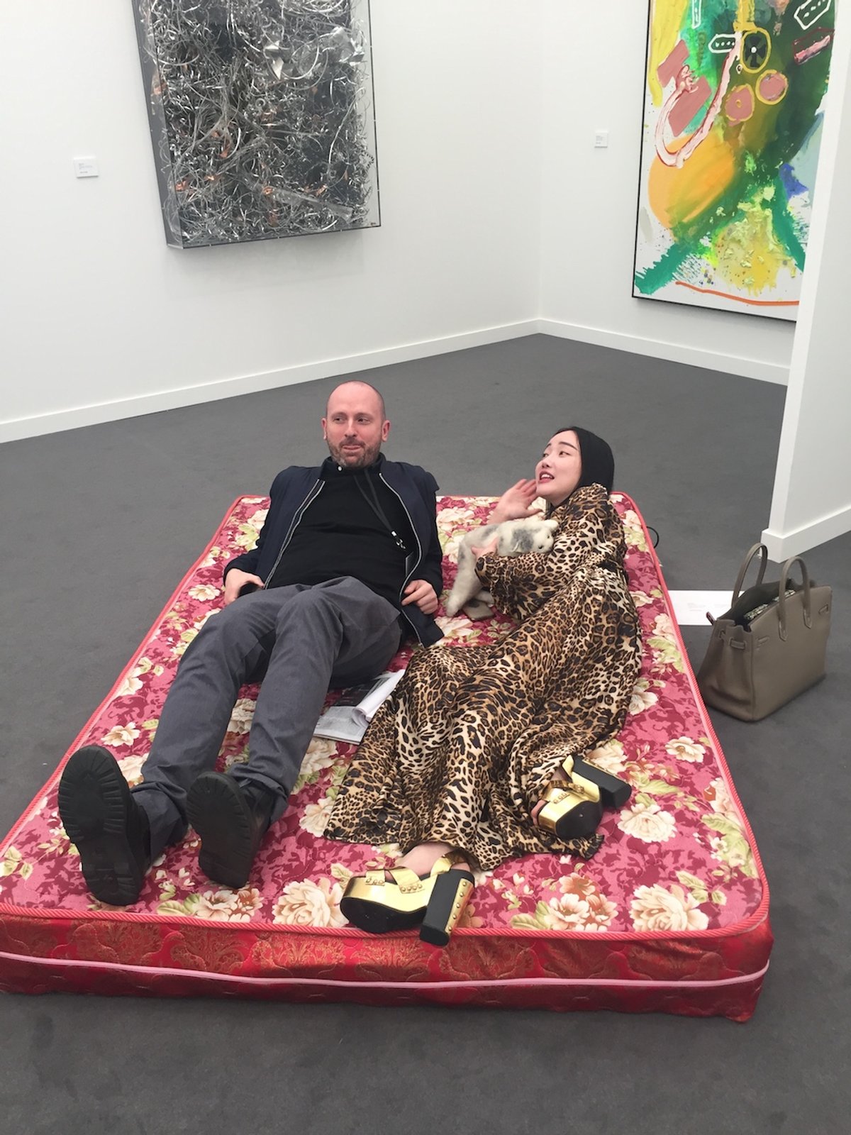 When our reporter met Coco the cat—and Nancy, of course Helen Stoilas