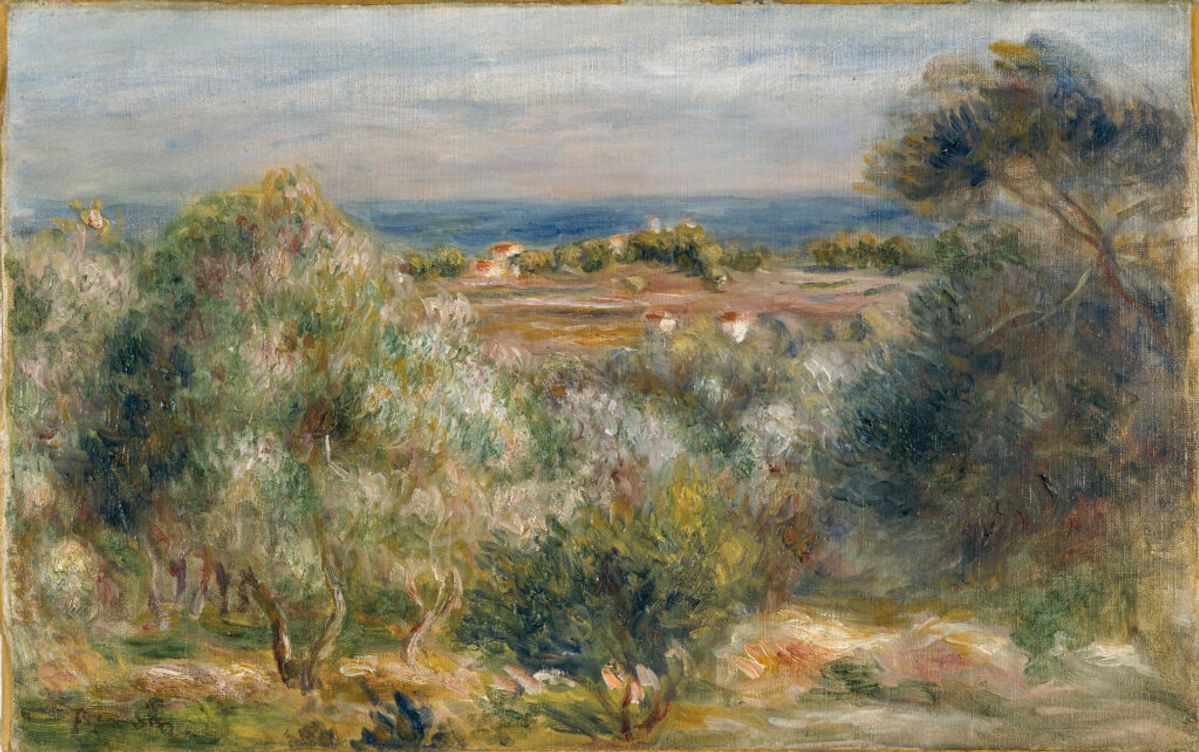 Pierre-Auguste Renoir, View of the Sea from Haut Cagnes (around 1910) © City of Hagen