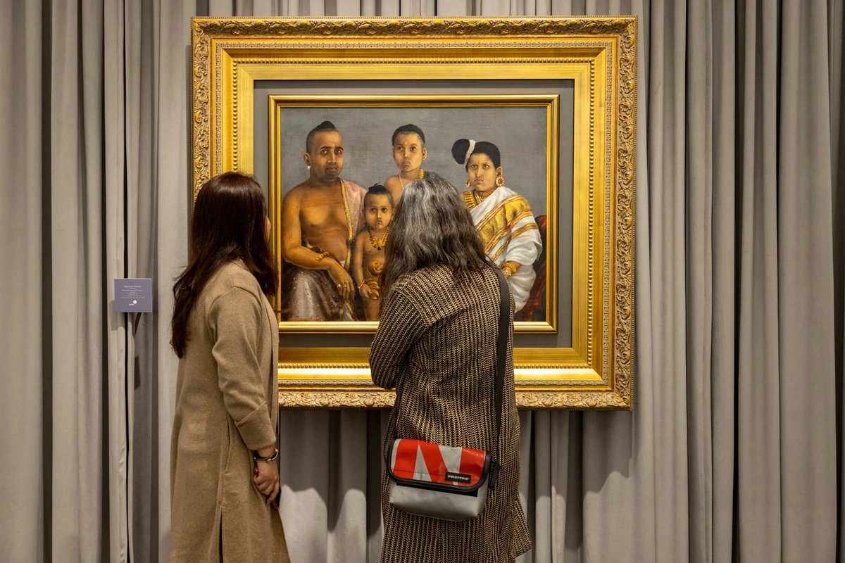Visitors to the India Art Fair, whose 15th edition in February 2024 was its largest yet.
Courtesy of India Art Fair